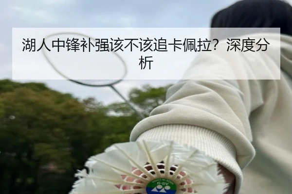 湖人中锋补强该不该追卡佩拉？深度分析